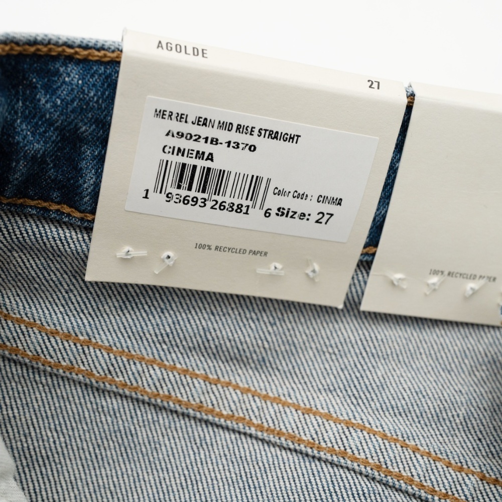 AGOLDE - Merrel Mid‎ Rise Straight Jeans - Picture 10 of 15